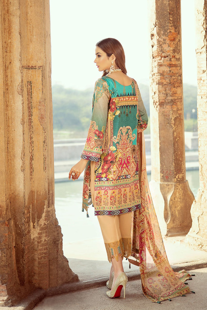 Ramsha Luxury Lawn Collection 2020 C204 YourLibaas