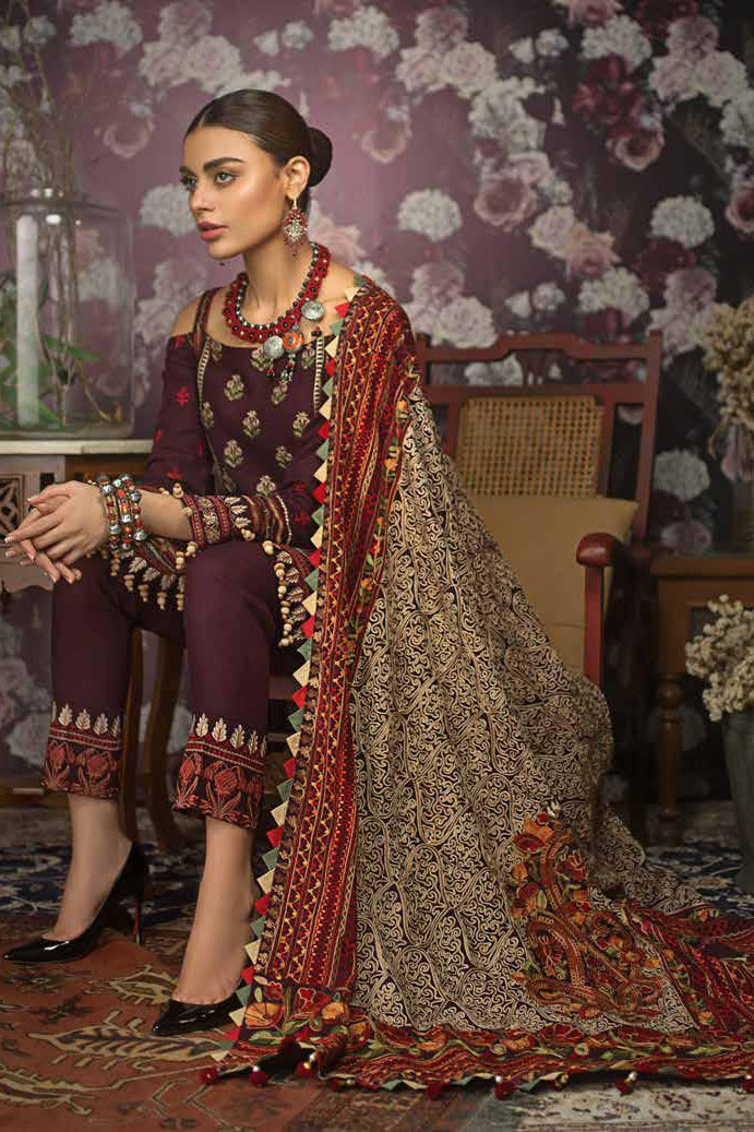 Gul Ahmed Winter Collection 2019 – K-84 – YourLibaas