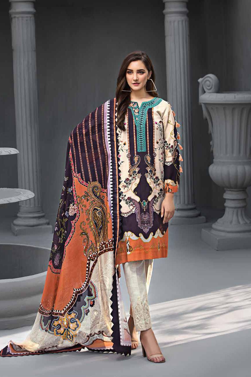 Gul Ahmed Winter Collection 2019 – KCN-04 – YourLibaas