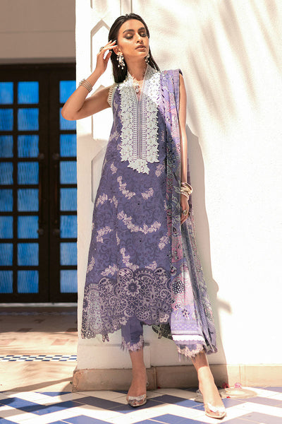 Mushq Hemline Casablanca Spring/Summer Lawn Collection 2022 – Lavender Aura