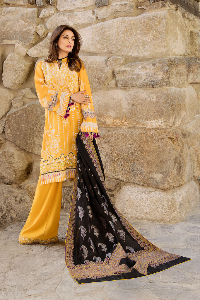 Saira Rizwan X Ittehad Winter Collection – Sarin - SR-3