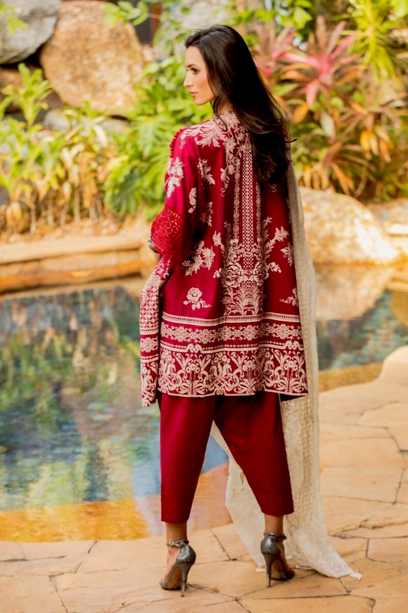 Sana Safinaz Luxury Lawn Collection 2020 – 5B– YourLibaas