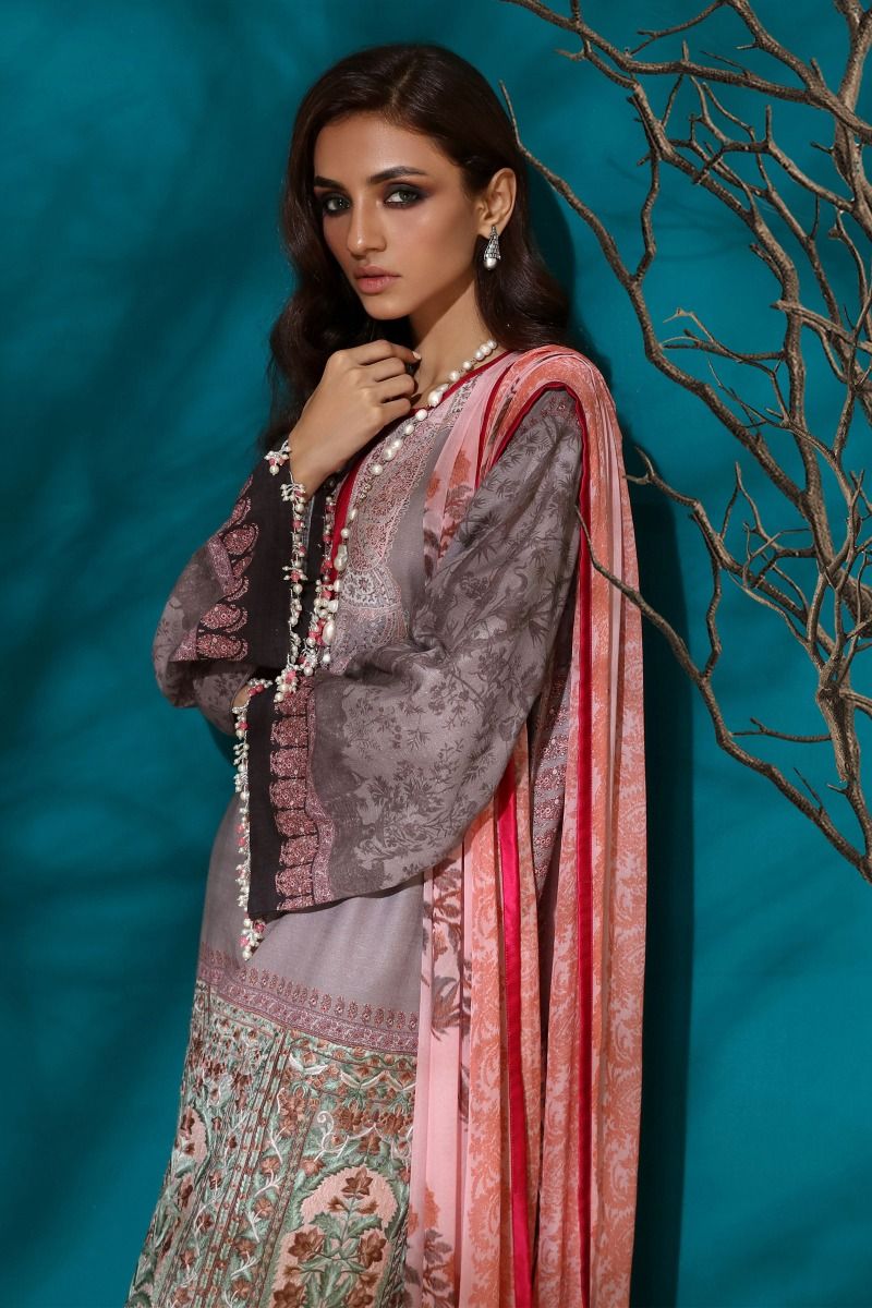 Sana Safinaz Muzlin Winter Collection 2019 – 14B– YourLibaas