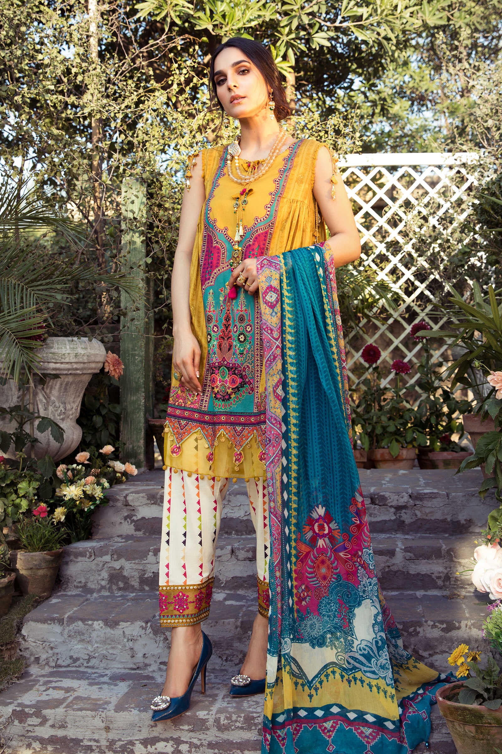 MARIA.B MPrints Spring/Summer Lawn Collection 2021 – MPT-1008-A ...