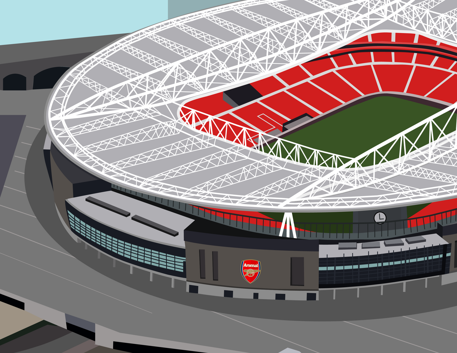 arsenal stadium map