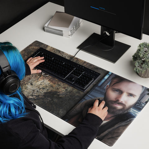 Neduz Designs gaming mouse pad with Neduz Dellington The Cursed Minstrel of Maraheim design.