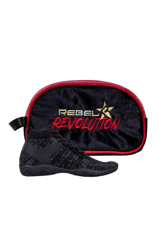 Rebel Ruthless Blackout Cheer Shoes - All Black Cheerleading Shoes – Rebel  Athletic