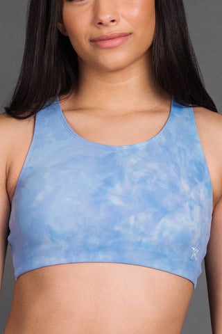 Kehlani Sports Bra in Blue Tie Dye Wash – Rebel Athletic
