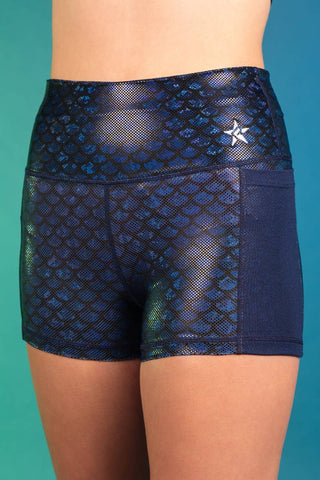 Layered Athletic Short in Crystal Queen – Rebel Athletic