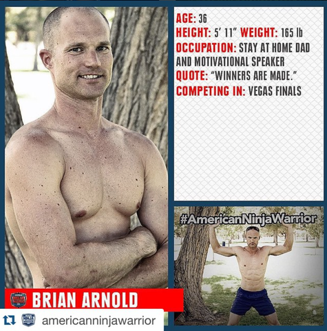 Brian Arnold profile American Ninja Warrior