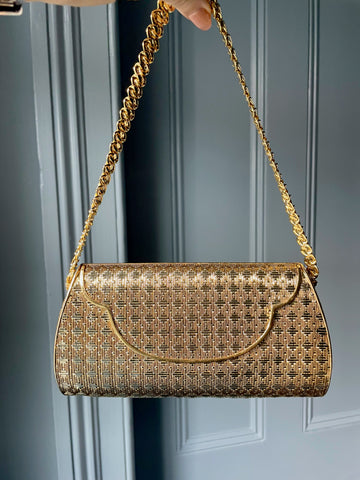 Vintage 18k gold handbag