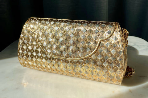 Vintage 18k gold purse