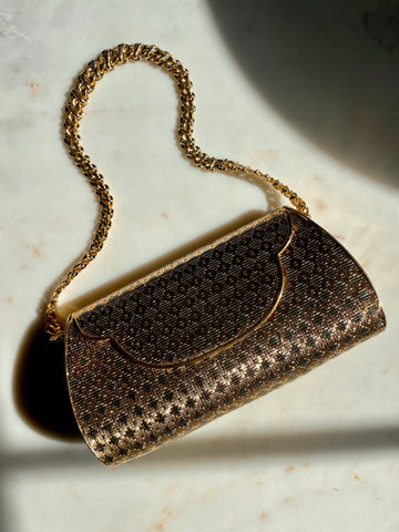 Vintage 18k gold handbag