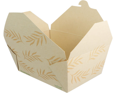paper food box with pattern design