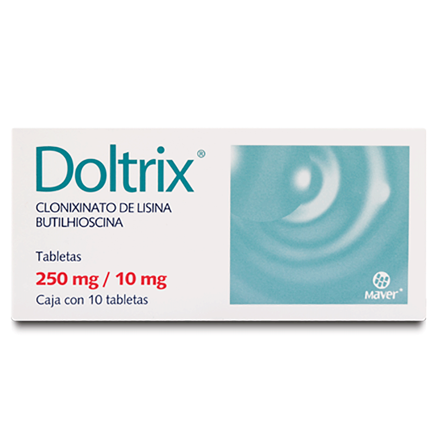 Doltrix Clonixinato De Lisina 250mgbutilhioscina 10mg 10tabs Farmazion 3725