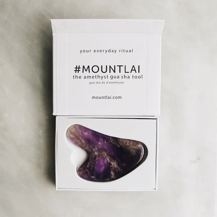 MOUNT LAI ~ The Amethyst Gua Sha Facial Lifting Tool