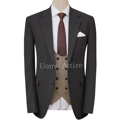 Gray wedding suit for groom | Best wedding suits for groom