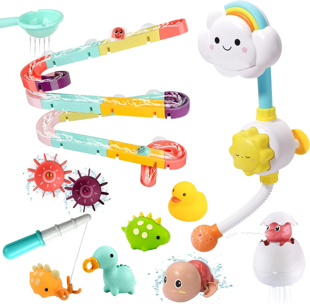 Bath Toys for Kids,Shower Bathtub Toys for Kids Ages 4-8,Best Bath Time  Science Toys,Silicone Bath Tub Toys with Mesh Bag for Toddler : Buy Online  at Best Price in KSA - Souq