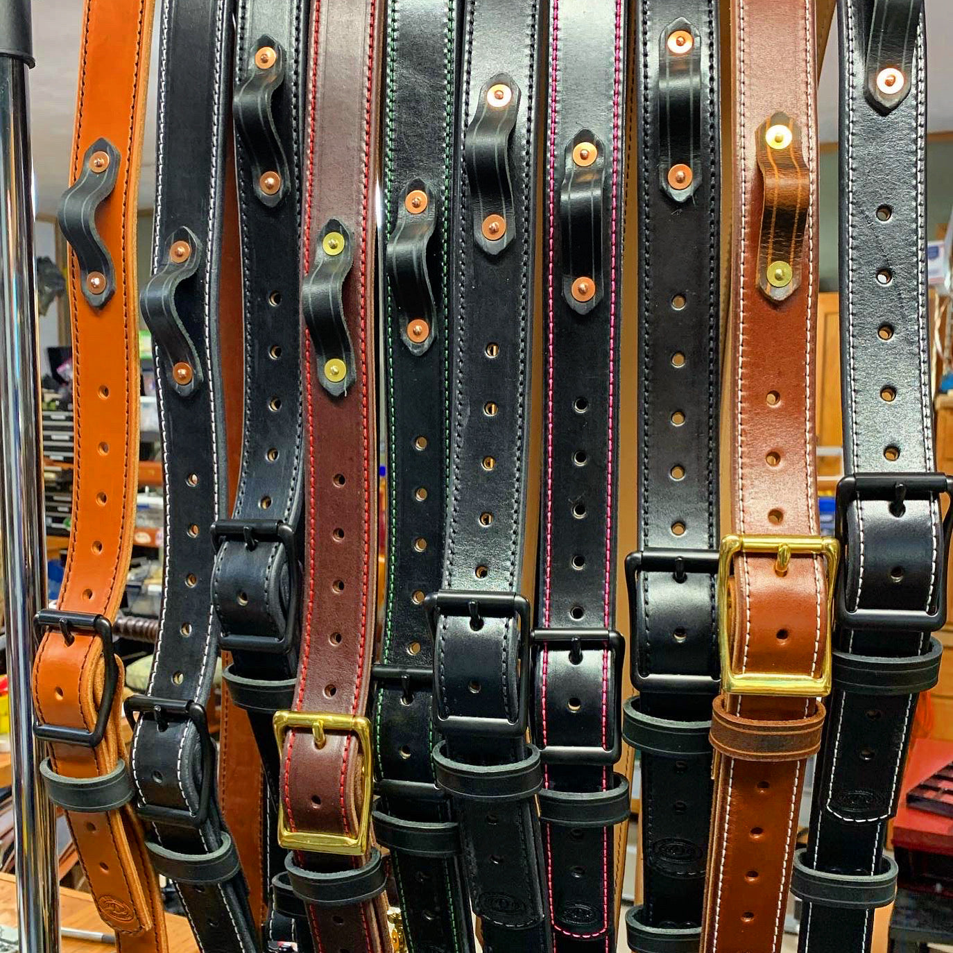 Homyl Leather Rivet Decoration Copper Rivets for DIY Leather Craft Belt Repair A, Size: Multi