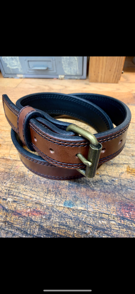 Heavy Duty Lined Everyday Belt/ Gunslinger Stitch Pattern - F.D ...