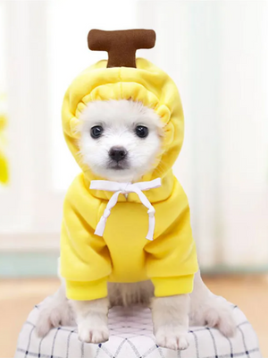 Adorable Banana Dog Halloween Costume - Mia Belle Girls