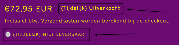 uitverkocht