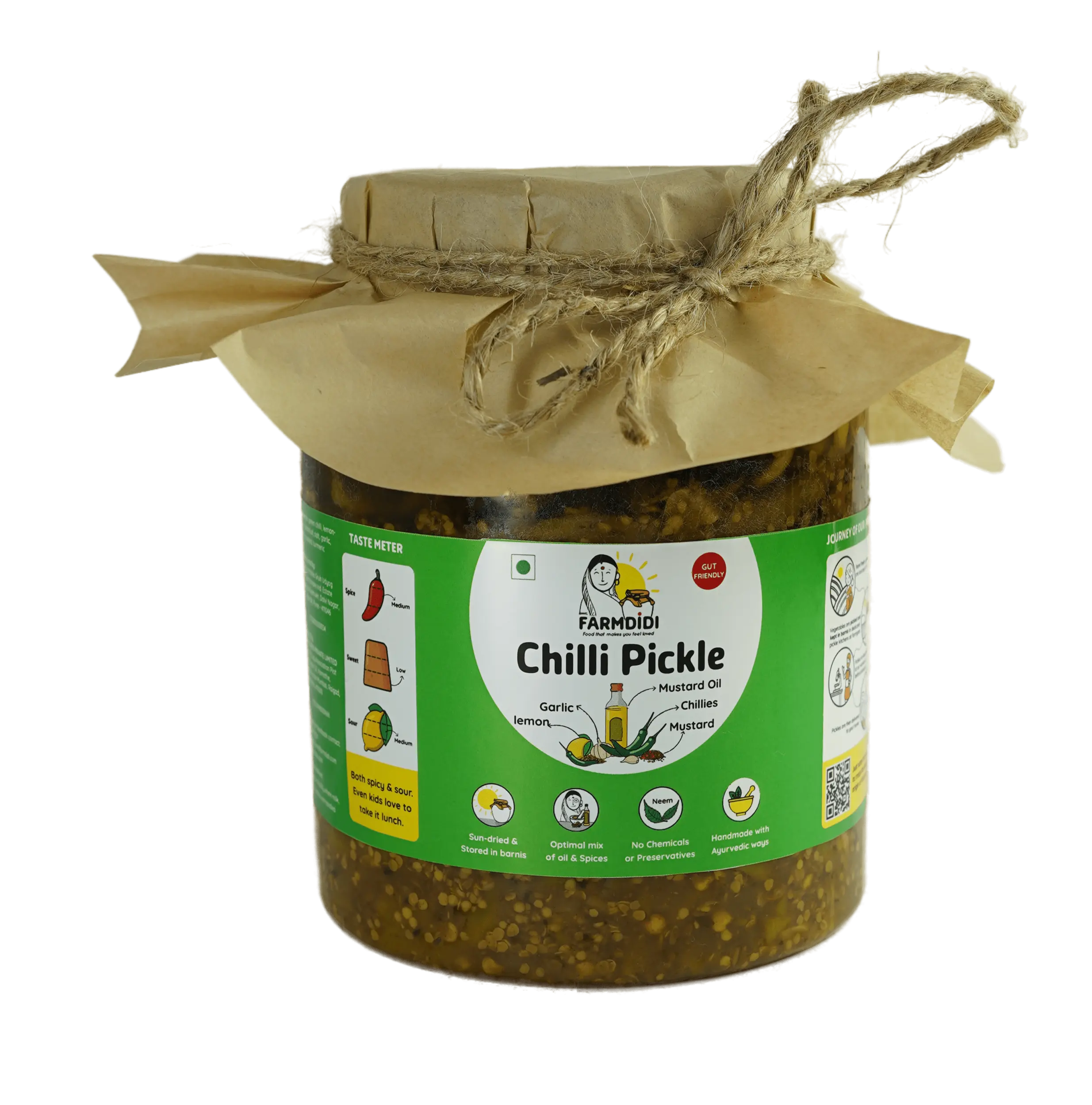 Green chilli pickle