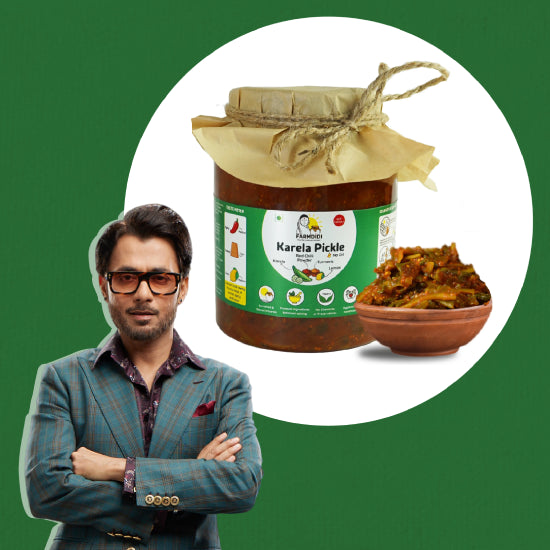 Shark Anupam Mittal loved our Karela Pickle.