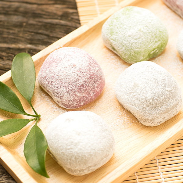 Different flavours of Mochi