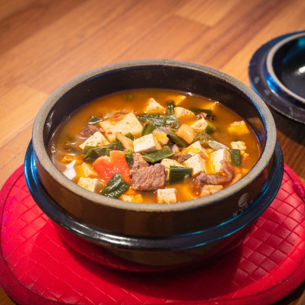 Spicy Gochujang Soup (Jjigae)