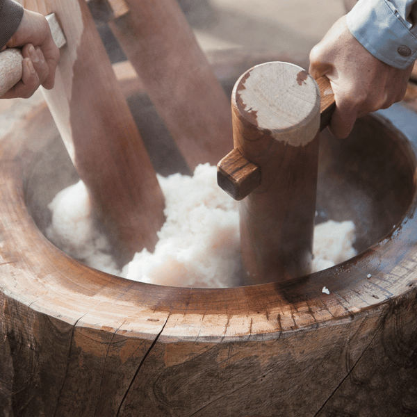 Traditional Mochi Making Mochitsuki