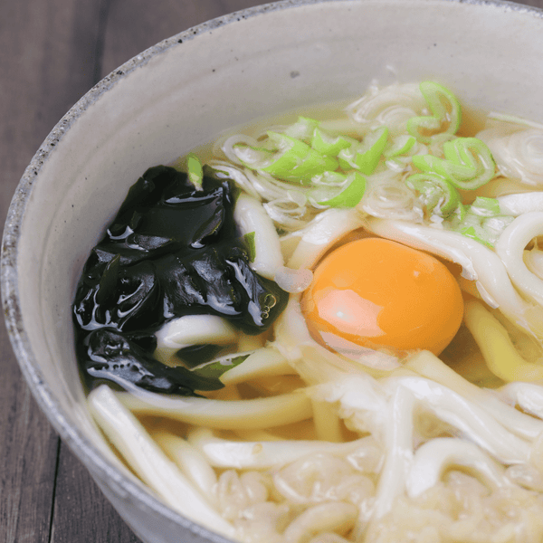 Tsukimi Udon Noodles in Japan
