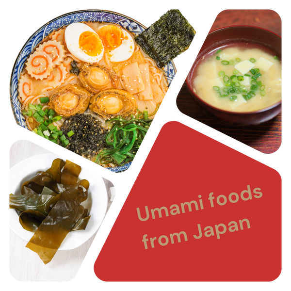 Umami foods from Japan