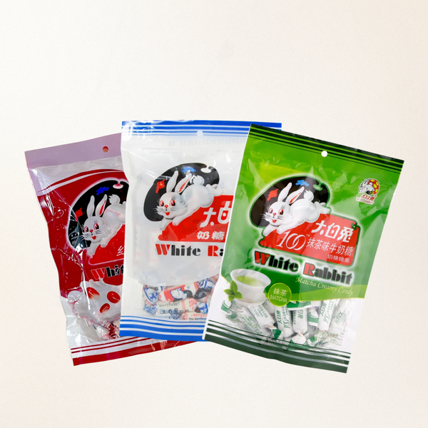 Selection of White Rabbit Candies