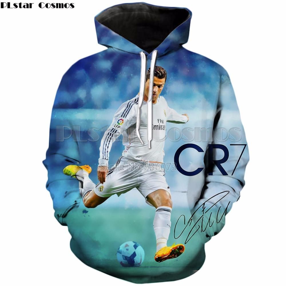 Ronaldo Playing Football A848 3D Pullover Printed Over Unisex Hoodie