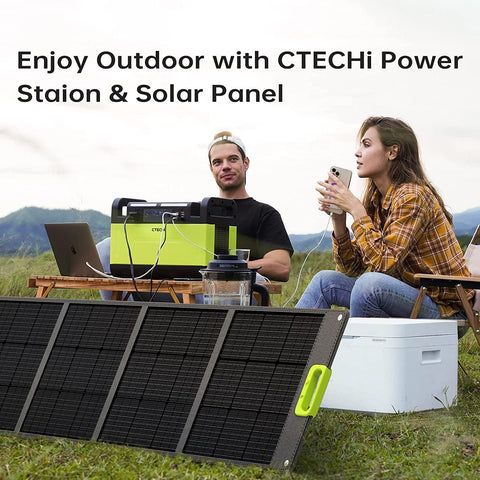 Ctechi GT1500, Ctechi Power Station, Ctechi Battery Generator, 1950W  Peak Output, 1210Wh, Portable 1200W, Push Button Start, Gas Free,  Indoor-Outdoor, LiFePo4 Battery