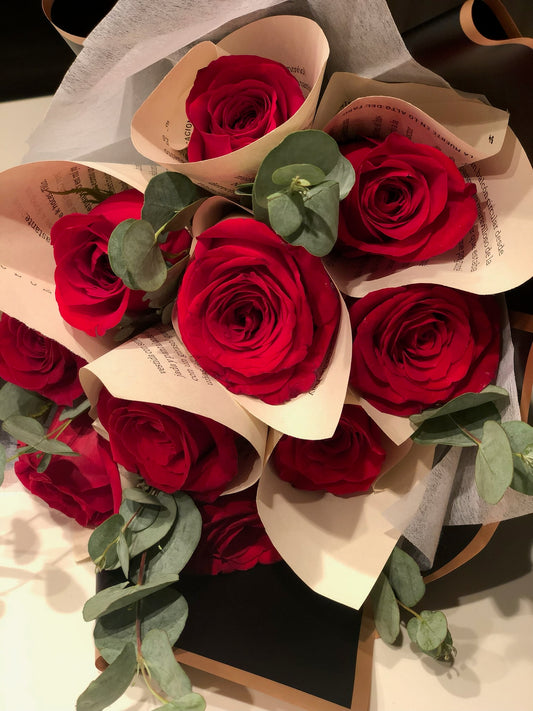 Bouquet de 48 rosas rojas