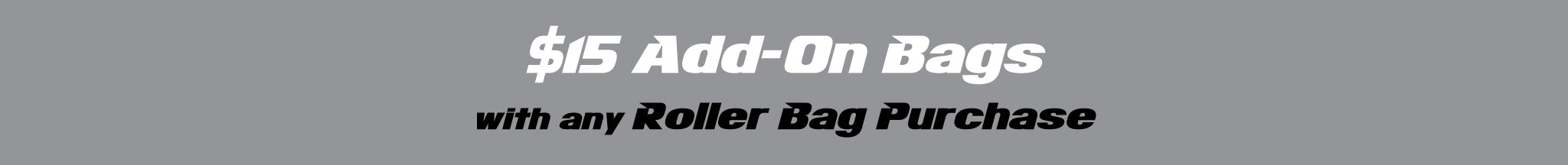 Tenth Frame Bag Special - Buy a Roller Bag and Get an Add-On Bag for only $15!