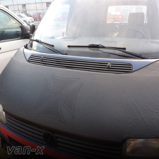 Vauxhall Corsa B Half Bonnet Bra / Cover Black + Wind Deflectors – Van-X