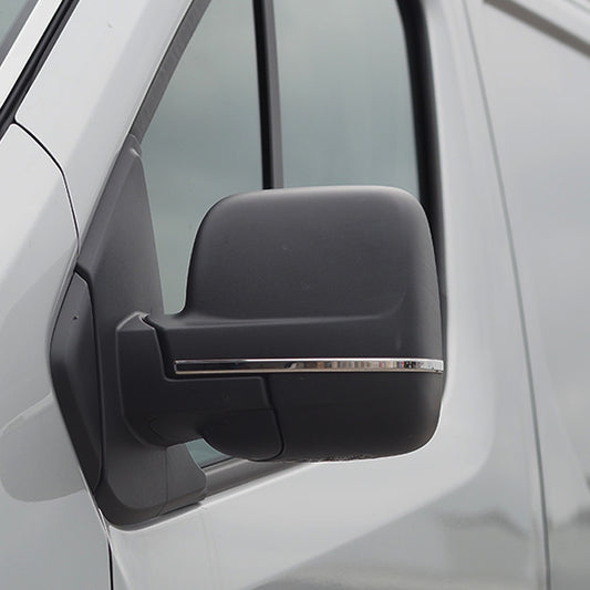 ABS CHROME Wing Mirror Cover Protector fits Renault TRAFIC 3 III (Left Hand  Drive) (Glossy) 2 Pieces 2015+ : : Automotive