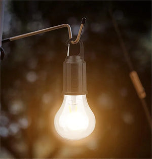 Outdoor Camping Hanging Type-C Charging Retro Light Bulb Lighting Decoration - swarous