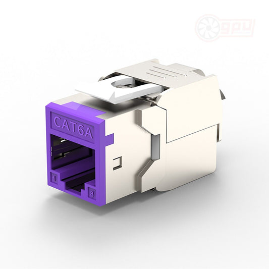 Premium Quality - CAT7 Full Shielded Keystone Jack RJ45 to LSA, Tool-Free  Connection, Compatible for Cat6A/Cat.6 Systems