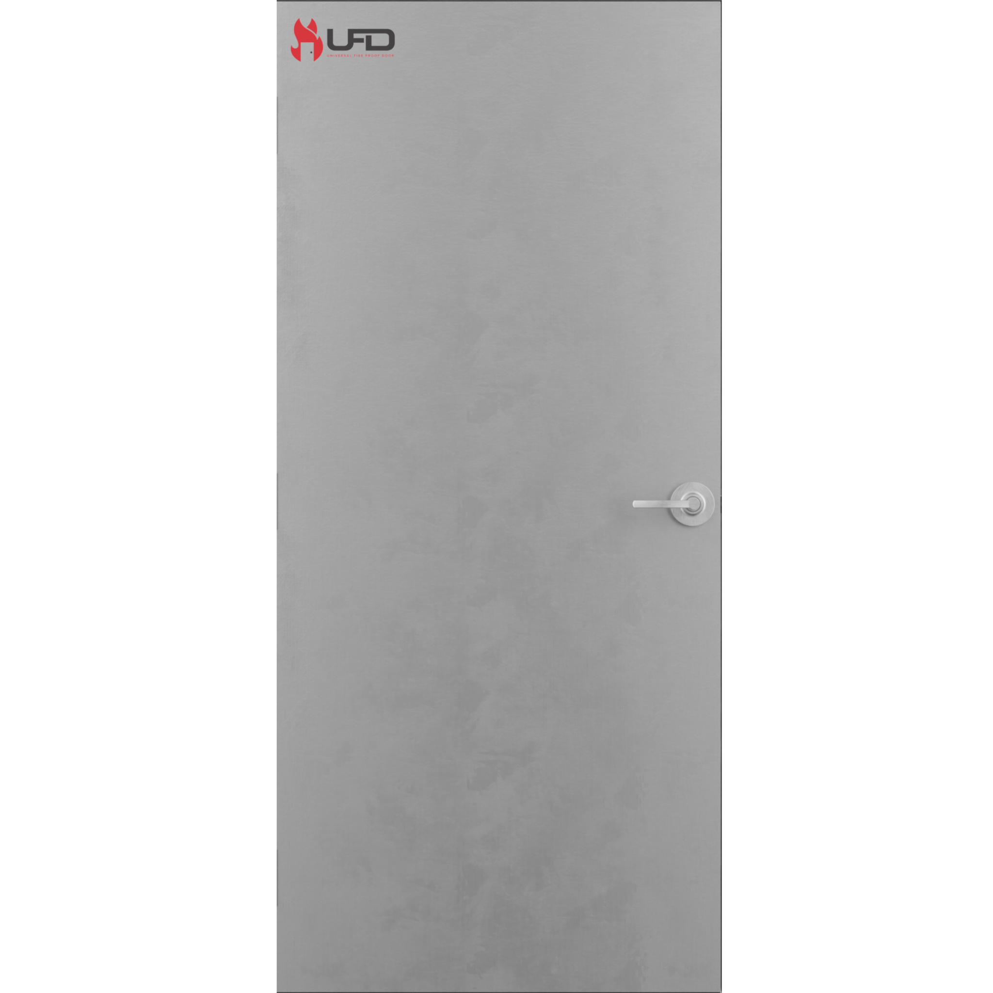 24" x 80" Steel Door Slab, Prep For Singular Cylindrical Pocket, RIght Handed, 1 3/4 in Thick, 90 Min Fire-Rated, 20 Gauge