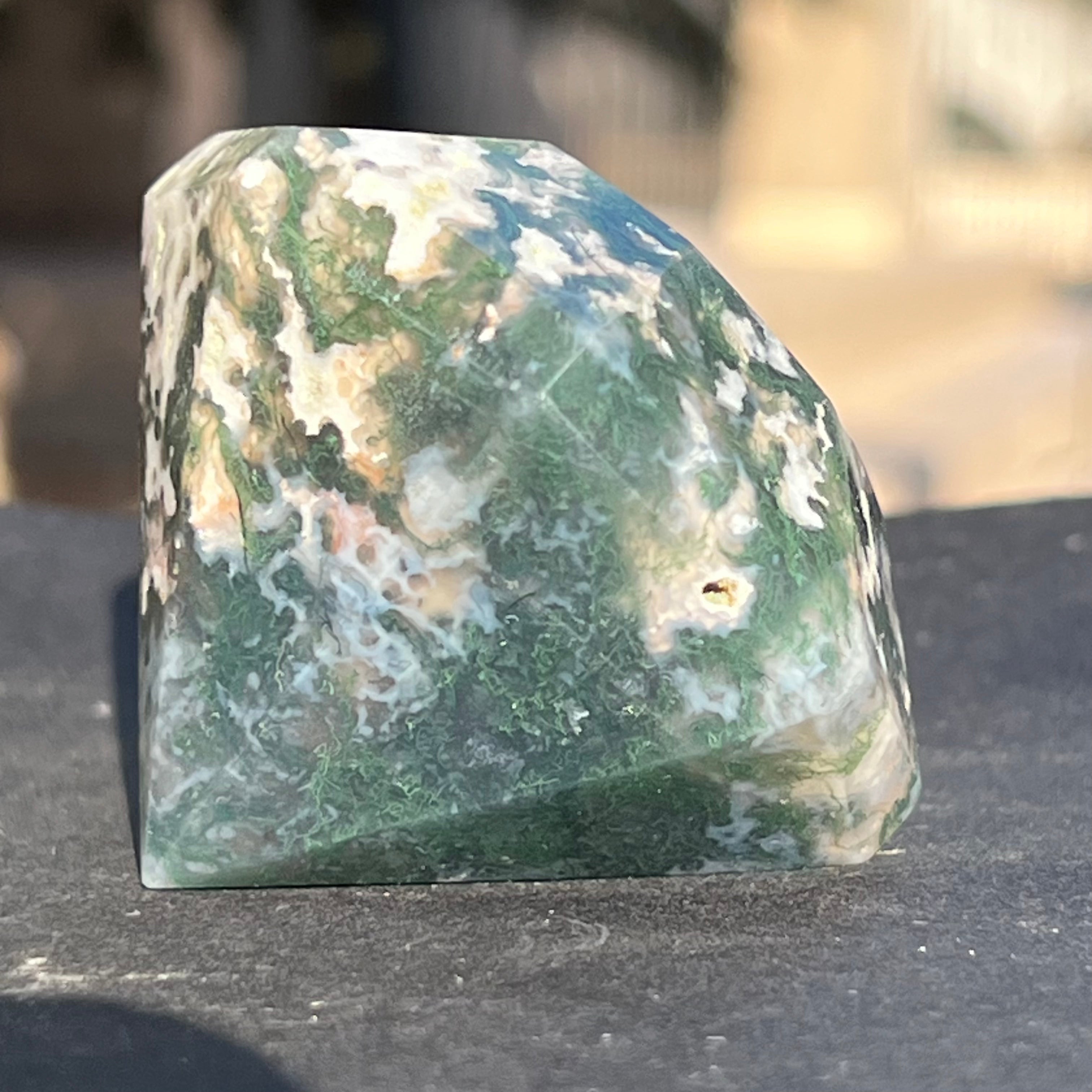 Agat muschi / moss diamant model 3