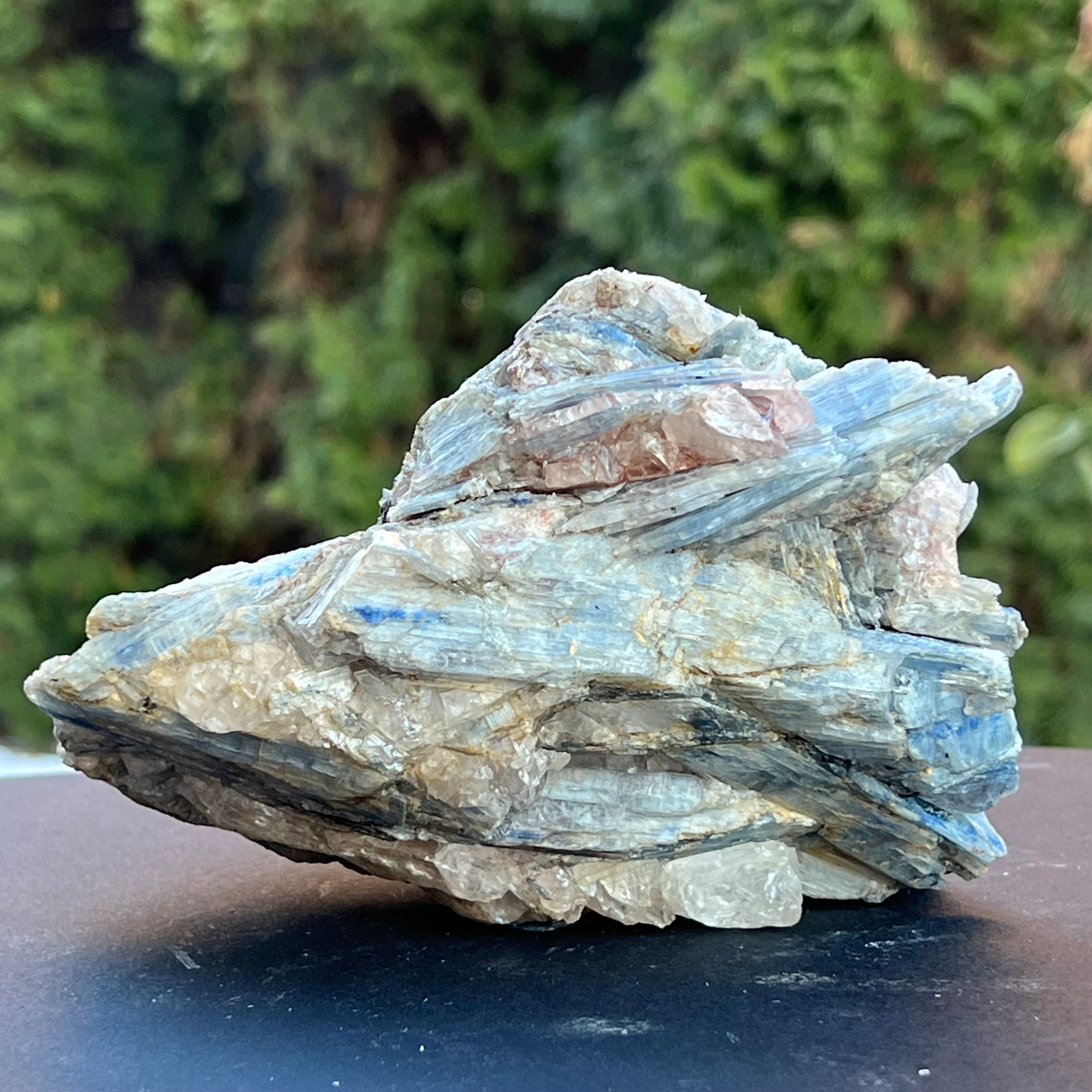 Kianit albastru (Cianit) piatra bruta din Zimbabwe model c2/2
