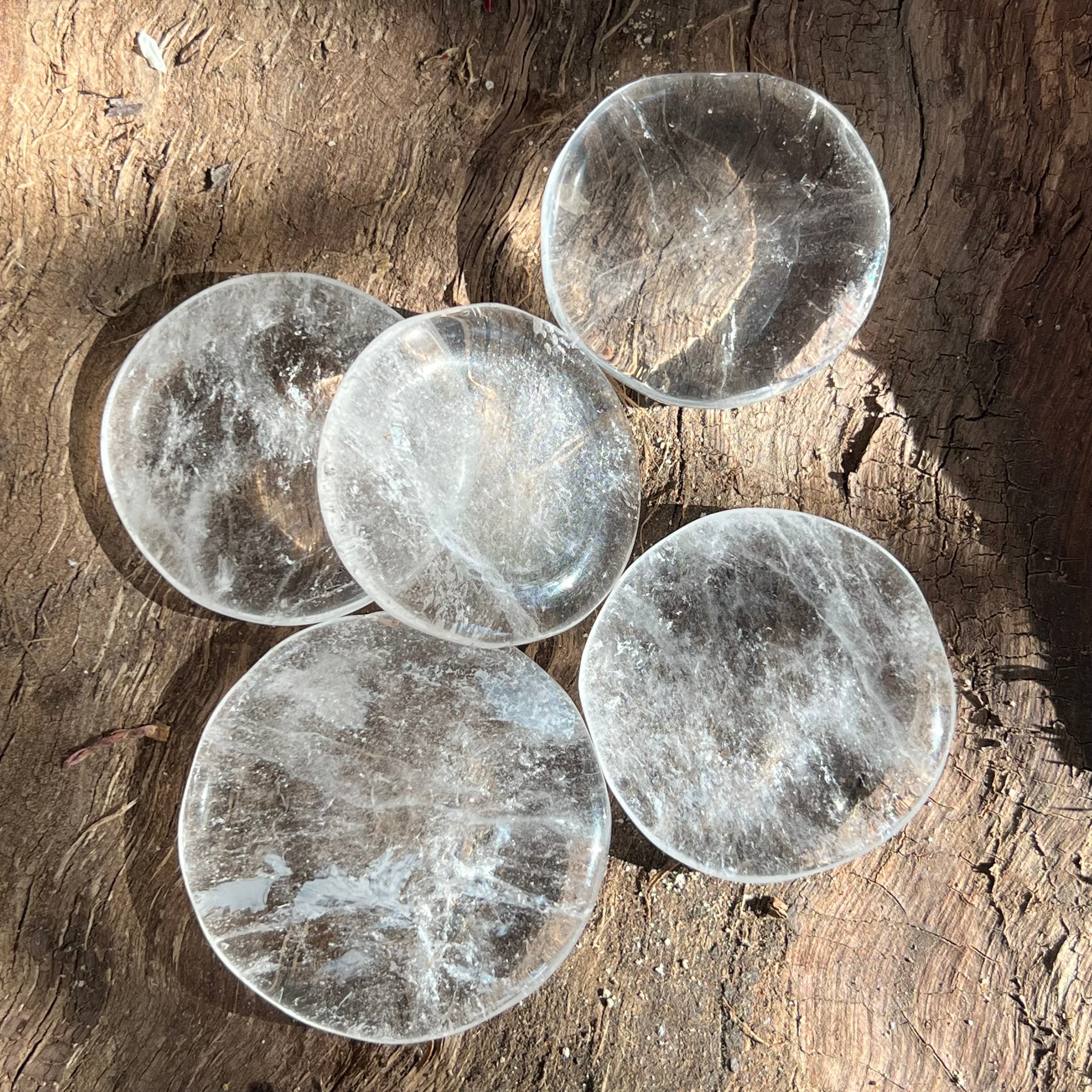 Palmstone cuart incolor/cristal de stanca 4-5 cm