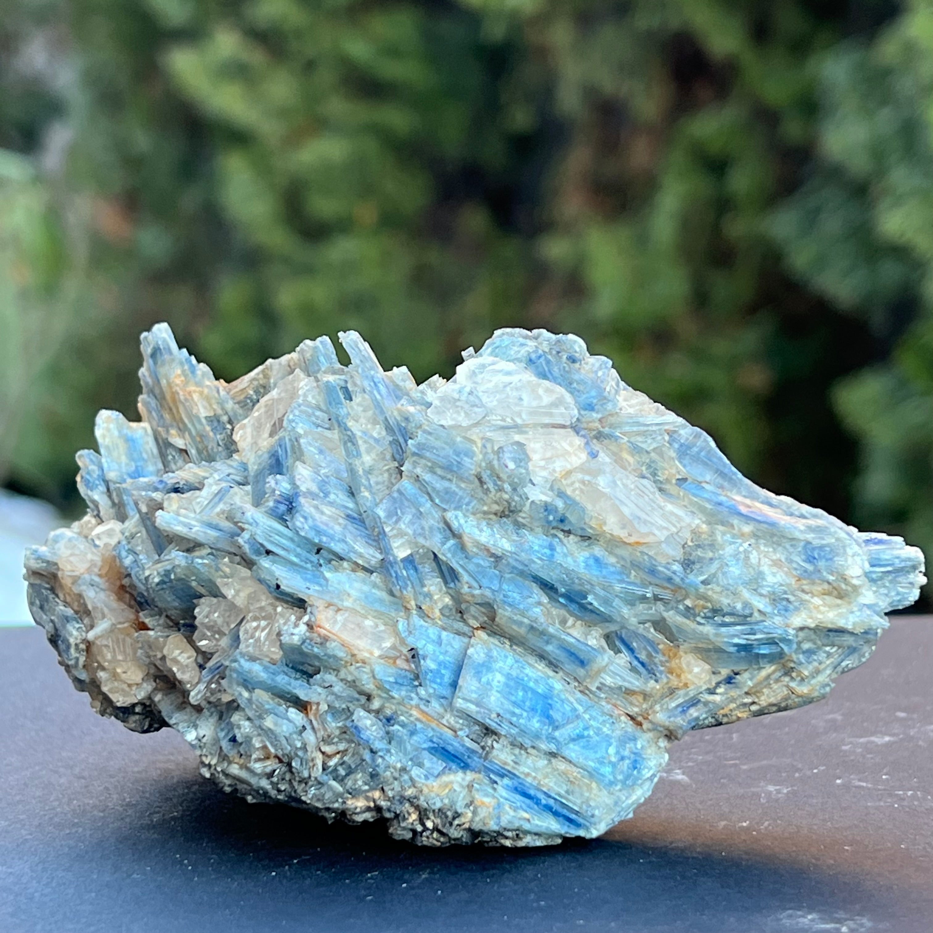 Kianit albastru (Cianit) piatra bruta din Zimbabwe model c2/1
