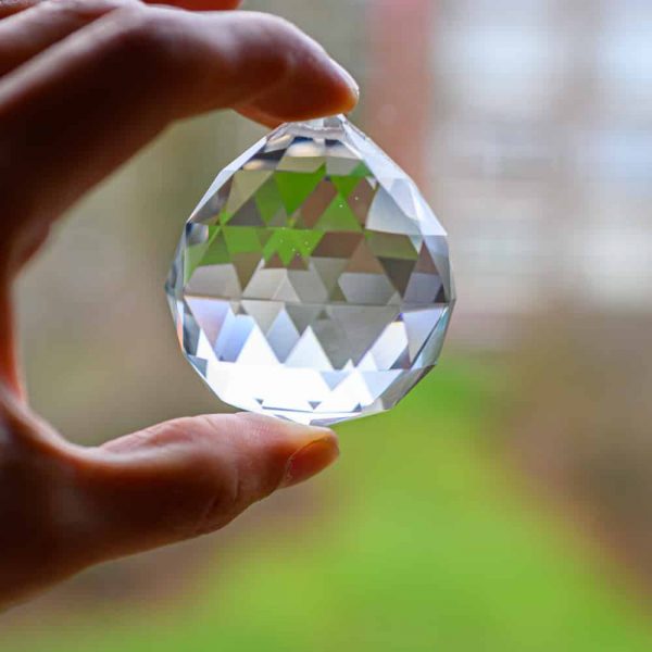 Feng shui sfera cristal curcubeu 5cm