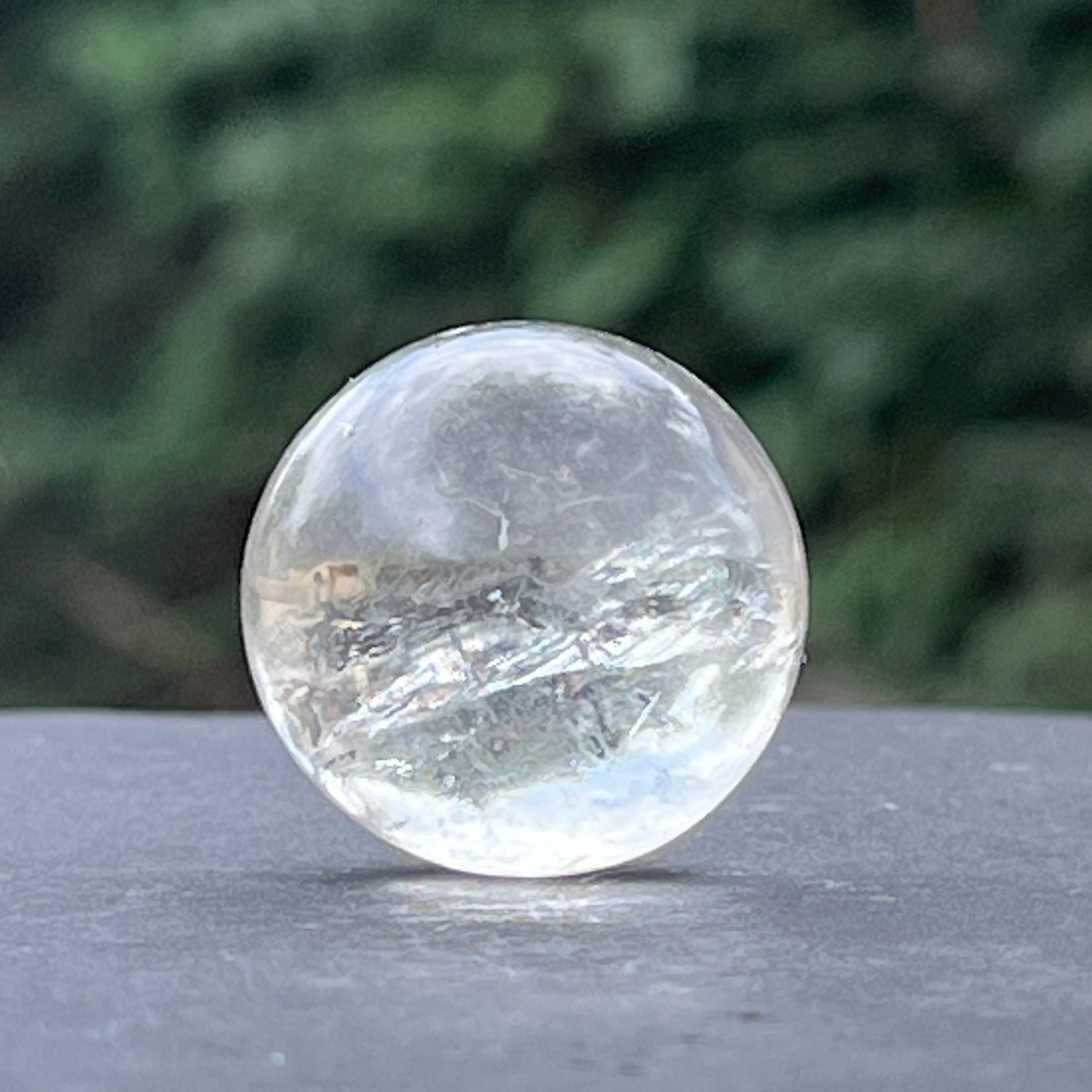 Sfera cuart incolor 2.5 cm / cristal de stanca, glob cristal m4