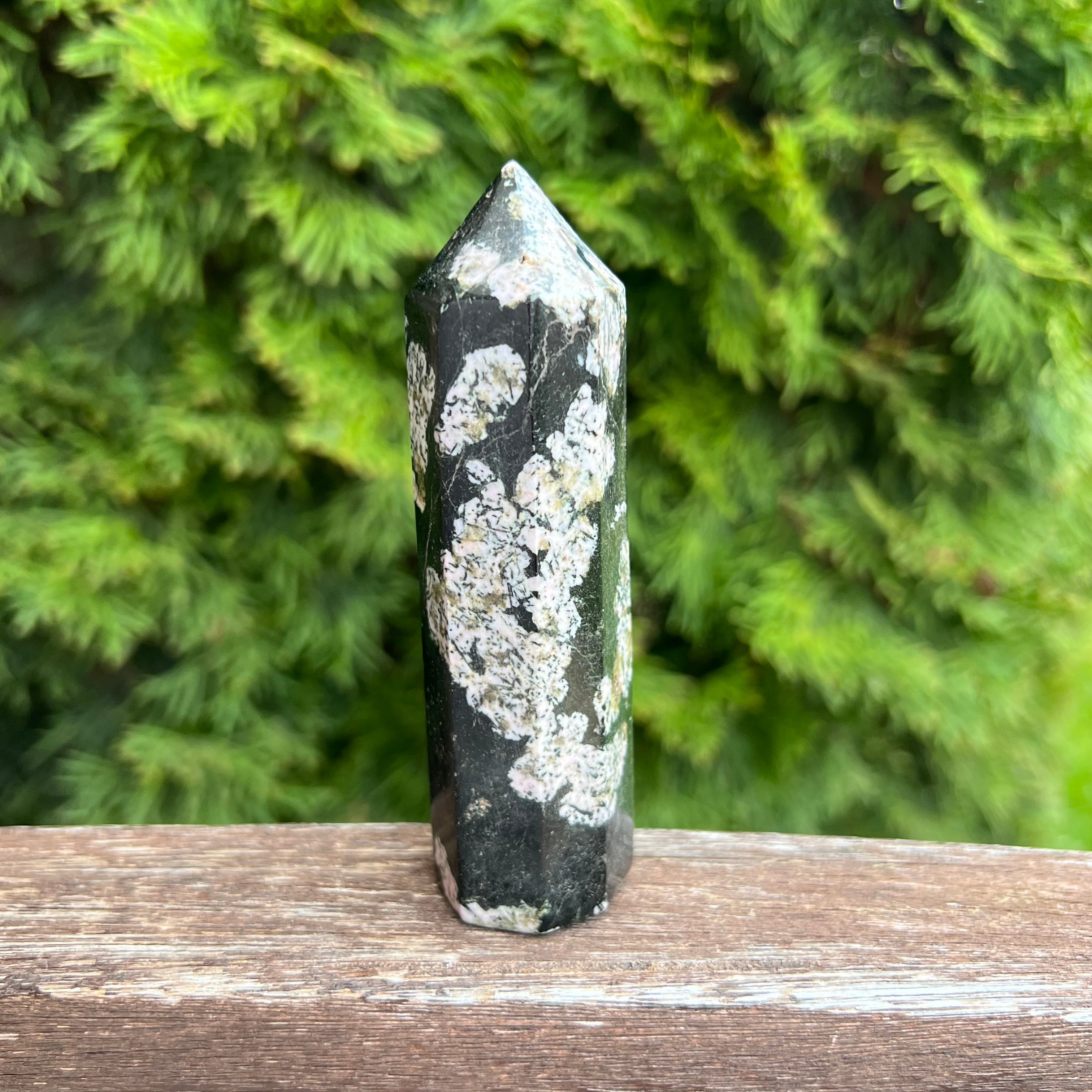 Obelisc/turn obsidian zapada 10 cm